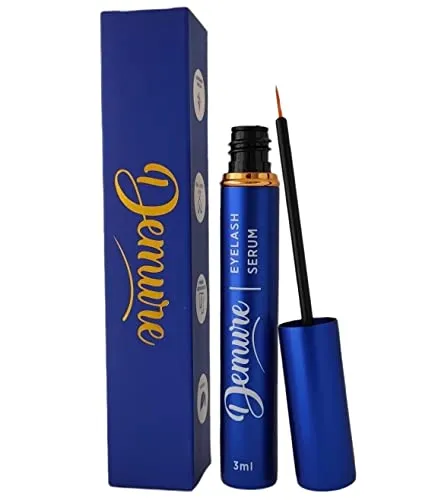 Wimpernserum Hormonfrei, Augenbrauen Serum, Lash Serum zur Wimpernverlängerung, Pflegendes Wimpernwachstumsserum für dicke und lange Wimpern Augenbrauen