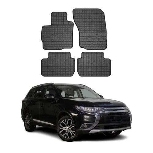 OMAC Auto-Fußmatten für Mitsubishi Outlander 2014-2020 - Hochwertige Gummi-Fußmatten, wasserdicht und rutschfest für optimalen Schutz und Sicherheit im Innenraum Ihres Fahrzeugs.