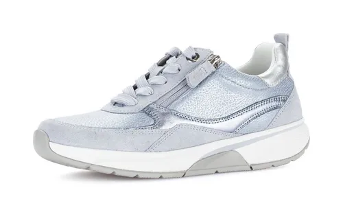 rollingsoft Plateausneaker, Freizeitschuh, Halbschuh, Schnürschuh mit Kontrastbesatz, G-Weite