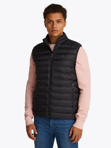 Tommy Hilfiger Herren Core Packable Recycled Vest - Funktionsjacken, leichte und stylishe Daunenweste aus recyceltem Material mit zwei praktischen Taschen und regulärer Passform für eleganten Look.