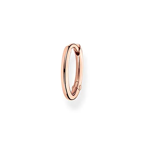 Thomas Sabo Einzel Creole Classic in Roségold - Ohrringe für Damen, hochwertige Einzel-Creole aus 925er Sterlingsilber, perfekt kombinierbar mit verschiedenen Ohrsteckern für einen individuellen Look.