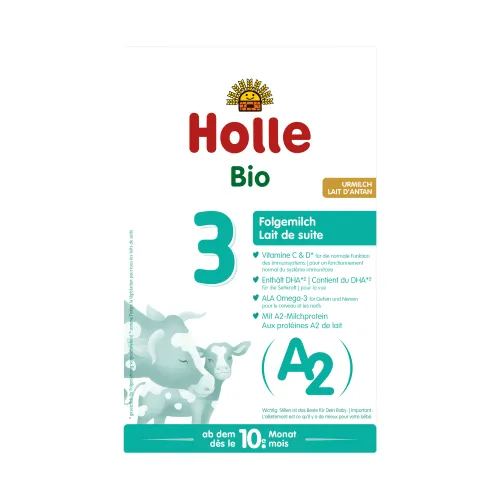 A2 Bio-Folgemilch 3 ab dem 10. Monat (400g) von Holle