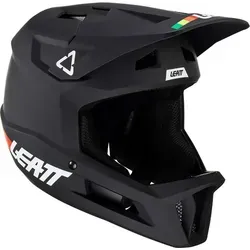 Leatt Helmet MTB Gravity 1.0 Junior black XXS - Fahrradhelme mit 360° Turbinentechnologie für maximalen Schutz und Belüftung, ideal für Downhill und Bikepark, ASTM-zertifiziert und waschbares Innenfutter.