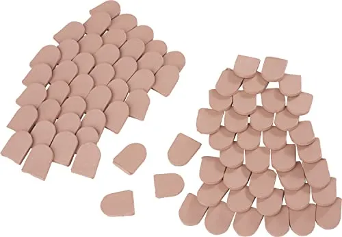 VBS 80er-Pack Mini-Schindel 18x14mm Dach-Schindeln Halbrunde-Schindeln Dachpappe