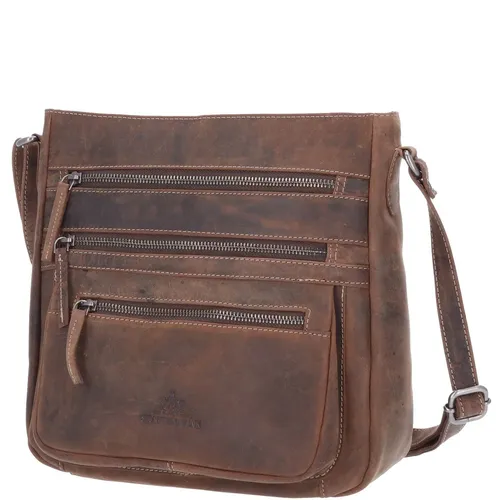 The Skandinavian Brand Leder Umhängetasche Hunter braun von The Skandinavian Brand