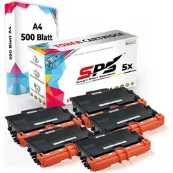 Druckerpapier A4 + 5x Multipack Set Kompatibel für Brother HL-L 6250 DN (TN-3430) Toner-Kit Schwarz