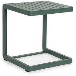 Beistelltisch Konnor aus Aluminium, Balsam - Gartentisch aus Aluminium, wetterfest und ideal für entspannte Stunden im Freien oder gesellige Grillabende.