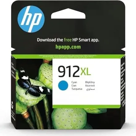 HP 3YL81AE Nr. 912XL Cyan Tintenpatrone - Original HP Tintenpatrone für OfficeJet Drucker, bis zu 825 Seiten. Optimale Druckqualität und zuverlässige Leistung für Ihre Dokumente.