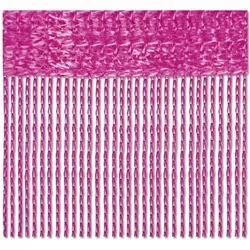 Bestlivings 2er Pack Fadenvorhang 90x240 altrosa - fuchsia