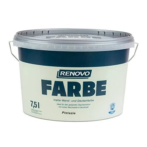 Produktbild Farbe Pistazie 6527 7,5 L Wand- und Deckenfarbe RENOVO