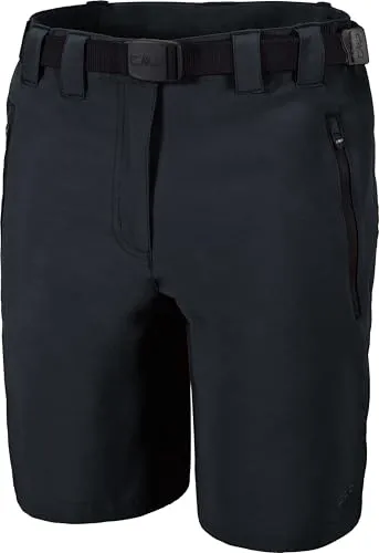 CMP Damen Trekking Shorts Größe S, blau - Wanderhosen, elastische und schnell trocknende Shorts für unvergessliche Gipfelerlebnisse an warmen Tagen.