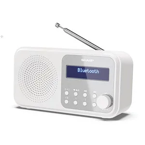 Sharp DR-P420 Tragbar Digital Radio - Tragbares Digitalradio mit DAB, DAB+ und FM, 16 Stunden Akkulaufzeit für Musikgenuss unterwegs.