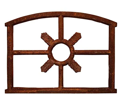 Aubaho Dekoobjekt Stallfenster 70cm aus Eisen - Antikes Deko-Stallfenster aus Gusseisen, ideal für rustikale Wohnkonzepte. Verleiht jedem Raum einen charmanten Vintage-Look.