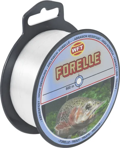 WFT Zielfisch Forelle 500m clear - Forellenschnur, Durchmesser/Tragkraft:0.20mm / 3.8kg Tragkraft