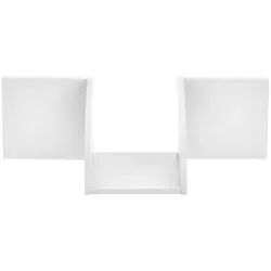 [en.casa] Wandregal, Weiß, Holzwerkstoff, 19.5x60.9x19.5 cm, Wohnzimmer, Regale, Wandregale