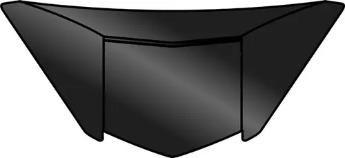 Airoh Spark Helm mit glänzend schwarzem Kinnbelüftungsschlitz - Integralhelm mit innovativem Kinnbelüftungssystem für optimale Luftzirkulation und Komfort beim Fahren.