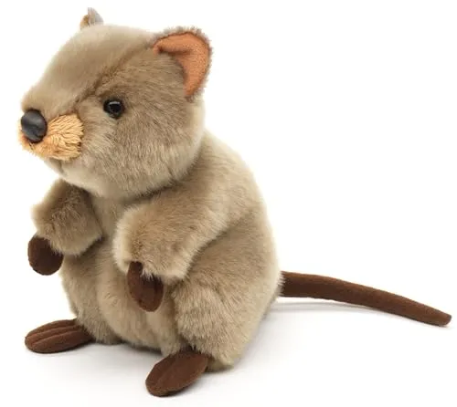 Uni-Toys - Quokka - 20 cm (Länge) - Plüsch-Känguru - Plüschtier, Kuscheltier