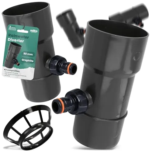Millto™ Regensammler Dachrinnenablauf Ø90 mm
