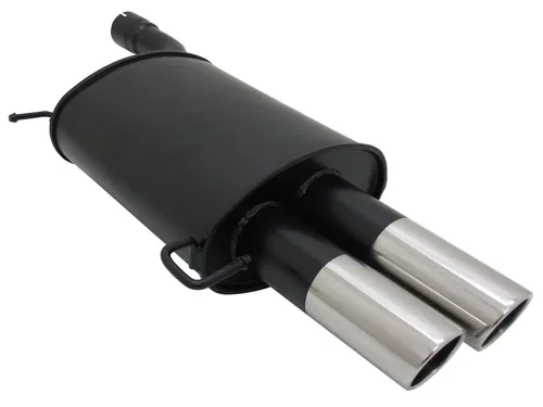 Novus Sportauspuff für BMW E60 2x76mm SR-Design - Schalldämpfer mit sportlichem Klang und hochwertigem SR-Design, ideal für BMW E60 Fahrer, die Leistung und Stil kombinieren möchten.