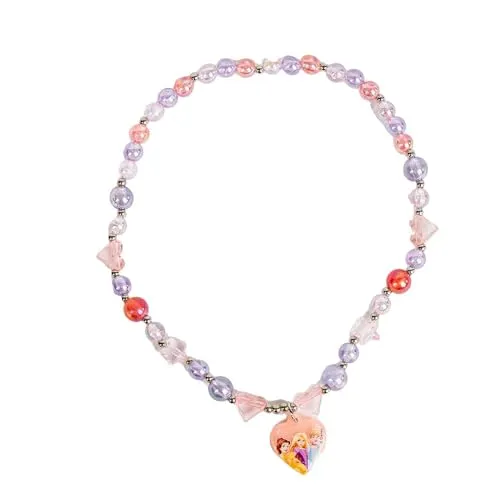 Disney Princess Halskette für Mädchen, um das Outfit Ihres Kleinen perfekt zu ergänzen, 7.0 X 15.0 X 1.0 CM, Vielseitig kombinierbar, Kein Edelstein