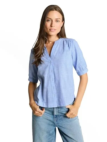 TOM TAILOR Baumwollbluse mit 3/4-Arm von Tom Tailor