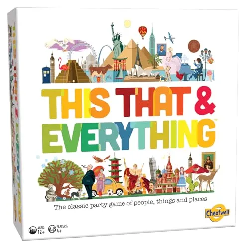 Cheatwell Games This That & Everything, Party Word Ratespiel, ab 12 Jahren, schnelles Teamspiel