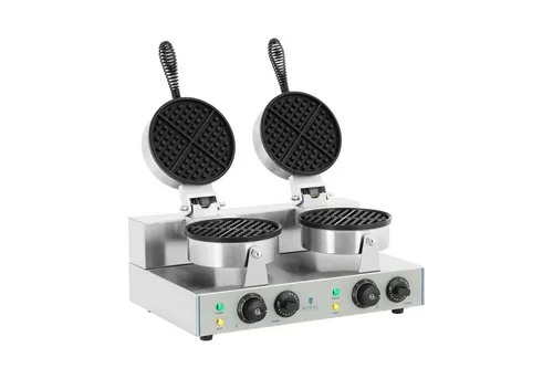 Royal Catering Doppel Waffeleisen für Brüsseler Waffeln von Royal Catering