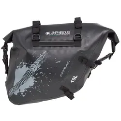 AMPHIBIOUS Offbag Satteltasche - Wasserdichte Satteltasche für Enduro und urbanen Einsatz, extrem robust und mit variablem Volumen von 0 bis 15 Litern, ideal für jedes Abenteuer.
