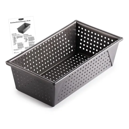 Betty Bossi Brotbackform Knusper für 500-g-Brote - Brotbackform aus hochwertigem Aluminium, antihaftbeschichtet für perfekte Ergebnisse, ideal für knusprige 500-g-Brote.
