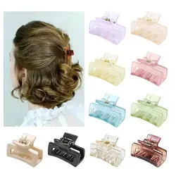 Kleine Haarspangen Damen Dünnes Haar Eckig 4 CM Haarklammer - 10 Farben - Praktische und stilvolle Haarspangen für Damen mit dünnem Haar. In 10 Farben erhältlich, ideal für vielseitige Styles. Langlebiges Material und rutschfeste Feder für sicheren Halt.