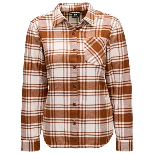Black Diamond Women's Project Flannel Hemd M Braun von Black Diamond
