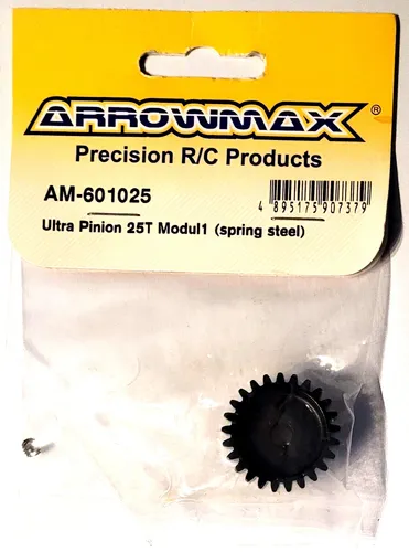 Motorritzel 25 Zähne Modul 1 Stahl ARROWMAX AM-601025