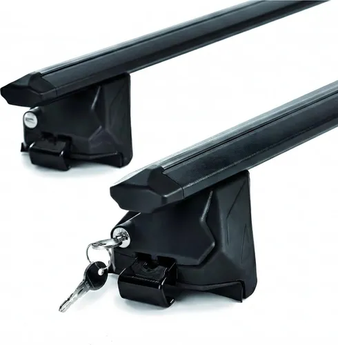 Alu Relingträger VDP CRV120ANERO kompatibel mit Audi Q5 (8R) 5 Türer ab 2017 abschliessbar