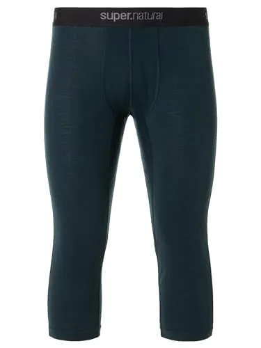 Super.Natural M TUNDRA175 Tight 3/4 blueberry (W01) XL - Herren Skitourenunterwäsche, atmungsaktive und temperaturregulierende Merinowolle für optimalen Komfort bei jeder Tour.