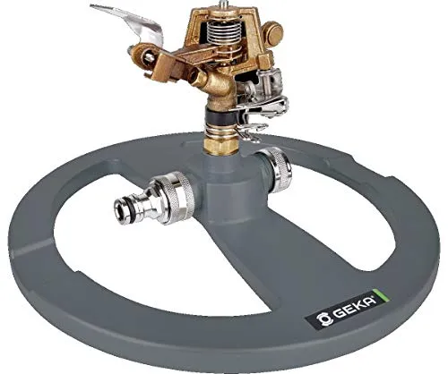 GEKA Kreis- und Sektorenregner V80B - Regner & Sprinkler, ideal zur Bewässerung von Kreisflächen bis 531 m², aus hochwertigem Edelstahl für Langlebigkeit und Effizienz.