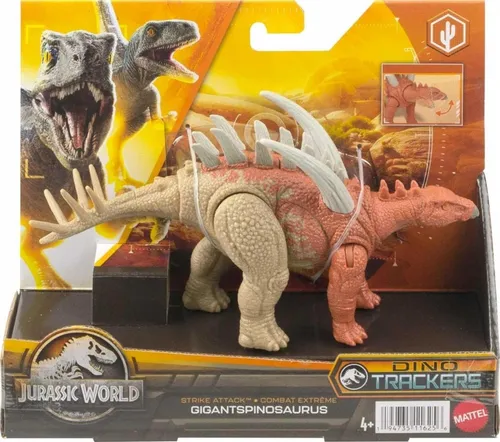 Mattel Jurassic World: Dino Trackers Strike Attack - Gigantspinosaurus (HLN68), interaktive Augmented Reality-Figur für spannende Abenteuer ab 4 Jahren