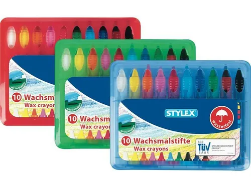 Wachsmalstiftetui wasserl. Box