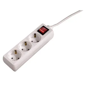 Hama 3-fach Steckdosenleiste mit Schalter, 3,0 m Kabellänge, ideal für flexibles Strommanagement in jedem Raum - 