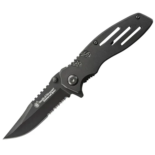 Smith & Wesson A24S OPS Einhandmesser mit 7,9 cm HC-Klinge und Aluminiumgriff