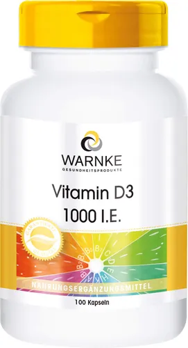 Vitamin D3 1.000 I.E. Kapseln 100 St