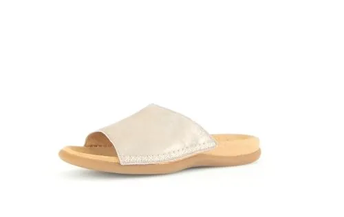 Gabor Damen Pantoletten | Frauen Slipper | Best Fitting | Slides | Slip-ons | Backless Slipper | Mules | Gartenschuhe | Sommerschuhe | Muschel | 36 EU - 3.5 UK