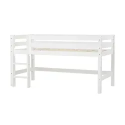 Hoppekids Hochbett  ECO Luxury , weiß , Maße (cm): B: 104 H: 114