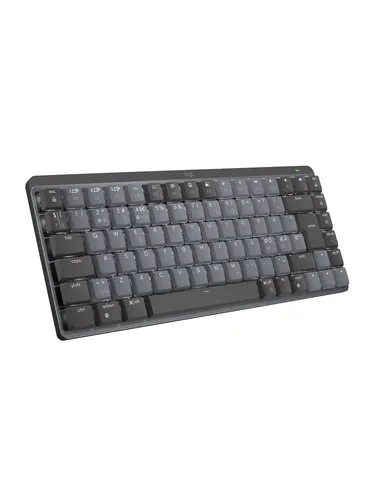 Logitech MX Mechanical Mini - Kompakte Wireless Tastatur - Tastaturen & Keypads - Minimalistisches Design mit beleuchteten Tasten, ideal für effizientes Arbeiten und lange Akkulaufzeit von 15 Tagen.