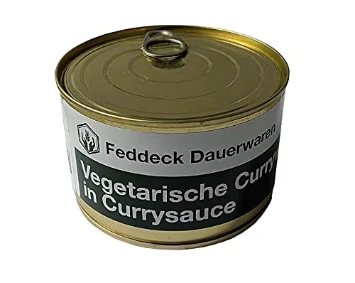Fertiggericht Dose vegetarische Currywurst mit Currysoße, 400 g