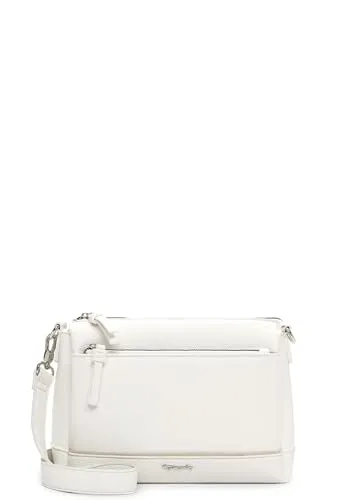 Tamaris Umhängetasche TAS Kennia 34390 Damen - Praktische Umhängetasche mit cleverer Innenaufteilung für optimale Organisation. Verstellbarer Schulterriemen sorgt für individuellen Tragekomfort. Stilvolles, unifarbenes Design in Creme mit eleganten Details.