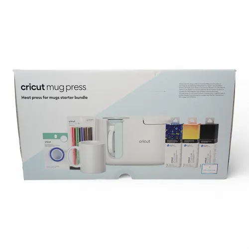 Cricut Mug Press Starter Bundle - Tassenpressen-Set für Infusible Ink, einfaches Gestalten von personalisierten Tassen mit professionellen Ergebnissen
