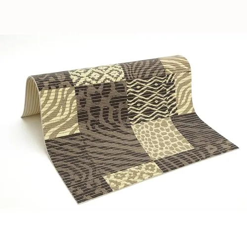 Bestlivings Waschmaschinenauflage 60x60cm x 4,5mm (Motiv: Patchwork) Rutschfeste Auflage für Waschmaschine/Trockner - ÖKO Tex Standard 100 - Universal Abdeckung zuschneidbar