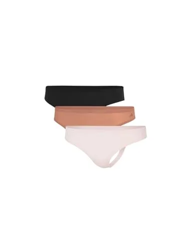 adidas Damen Thong (3PK) - Sportliche G-Strings für höchsten Tragekomfort - Funktionsunterwäsche: 3er Pack adidas Thong für Damen, ideal für aktive Tage mit atmungsaktivem Material und perfekter Passform.