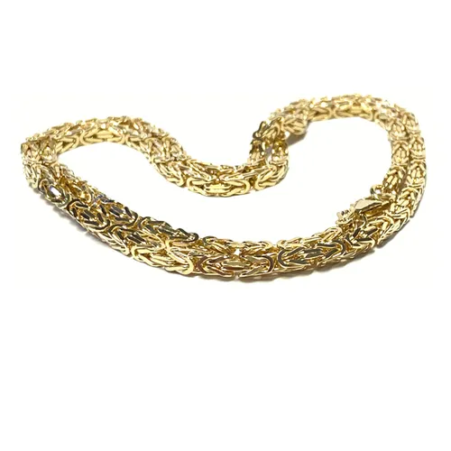 Kette 333/- Gelbgold Königskette 3mm 50 cm stabil massiv robust Halskette