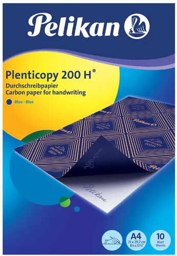 Pelikan Durchschreibpapier plenticopy 200 DIN A4 10 Blatt blau